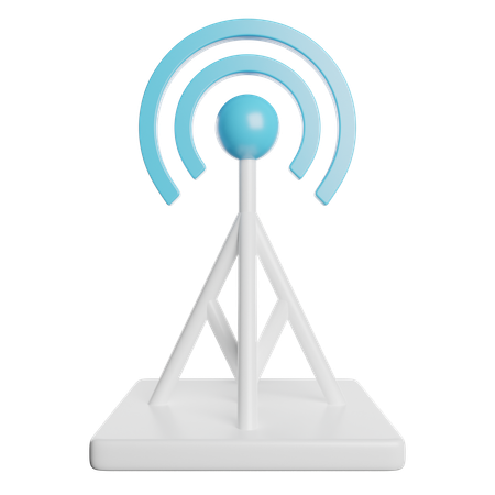 Torre de comunicación  3D Icon
