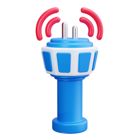 Torre de control  3D Icon