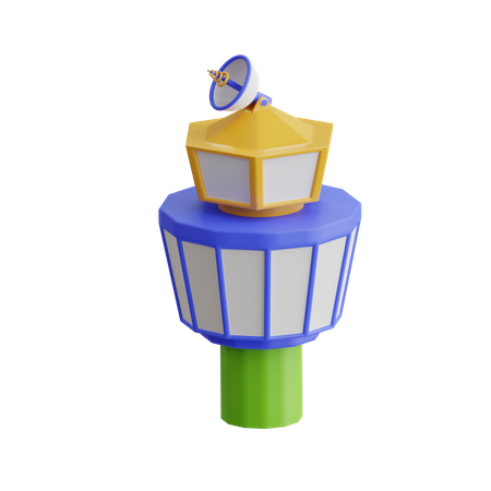 Torre de controle  3D Icon