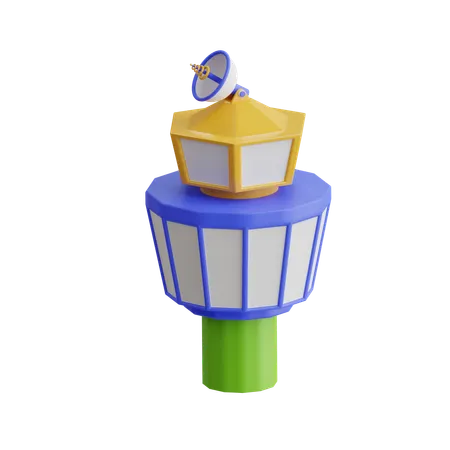 Torre de controle  3D Icon