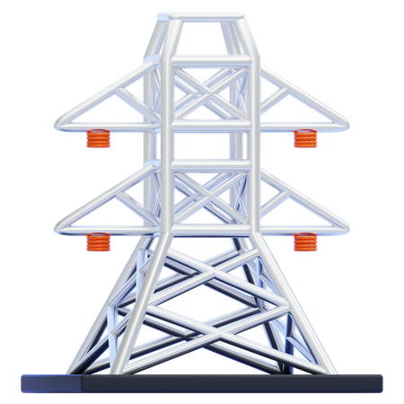 Poste de eletricidade  3D Icon