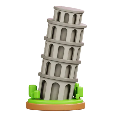 Torre de Pisa  3D Icon