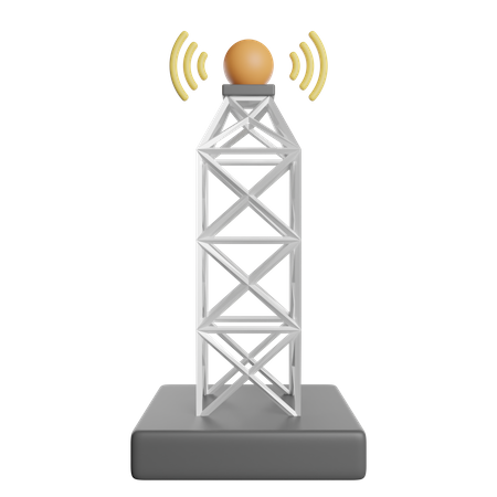 Torre de señal  3D Icon