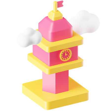 Torre del Reloj  3D Icon