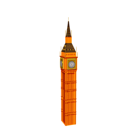 Torre del Reloj  3D Icon