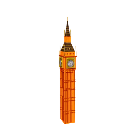 Torre del Reloj  3D Icon