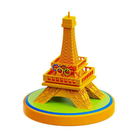 Torre Eiffel  3D Icon