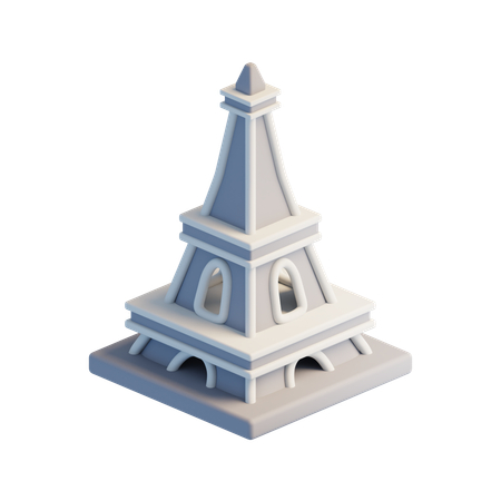 Torre Eiffel  3D Icon