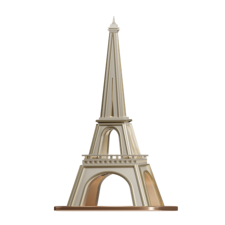 Torre Eiffel  3D Icon