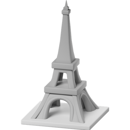 Torre Eiffel  3D Icon
