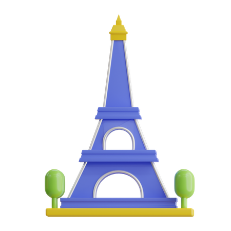 Torre Eiffel  3D Icon