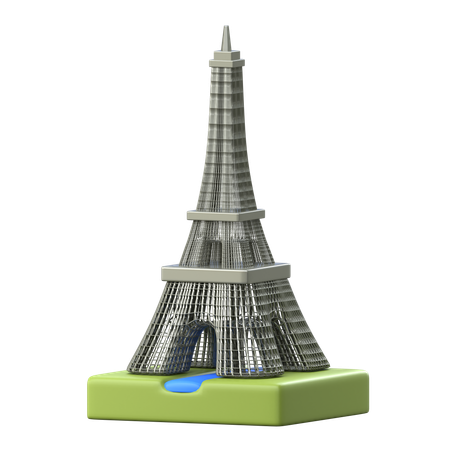 Torre Eiffel  3D Icon