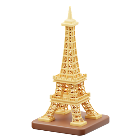 Torre Eiffel  3D Icon