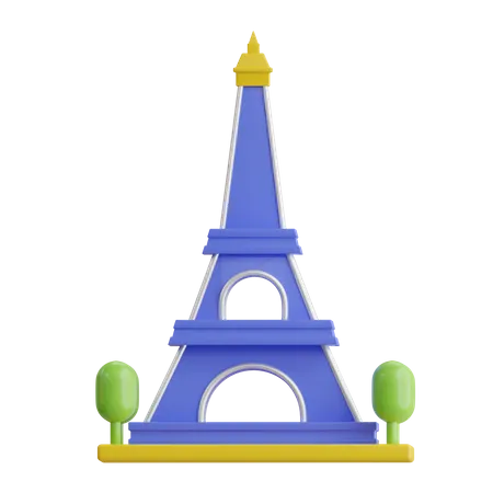 Torre Eiffel  3D Icon