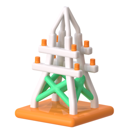 Torre Eléctrica  3D Icon