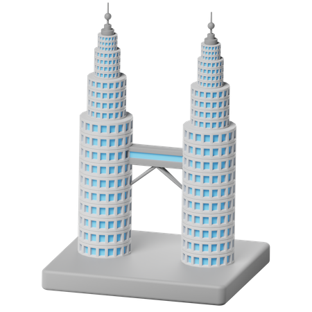 Torre Gêmea Petronas  3D Icon