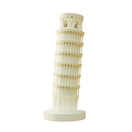 Torre inclinada de Pisa  3D Icon