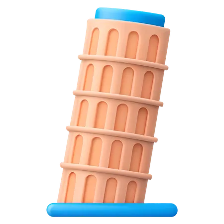 Torre inclinada de Pisa  3D Icon