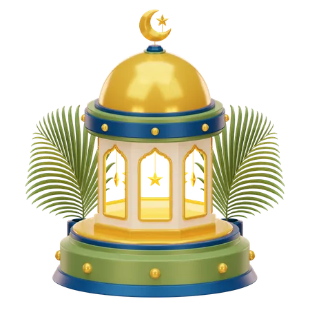 Torre da mesquita islâmica  3D Icon
