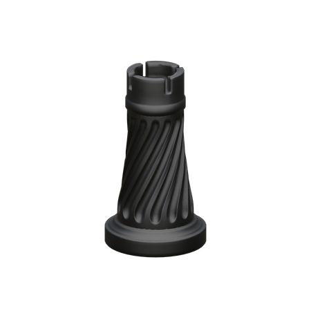 Torre nera  3D Icon