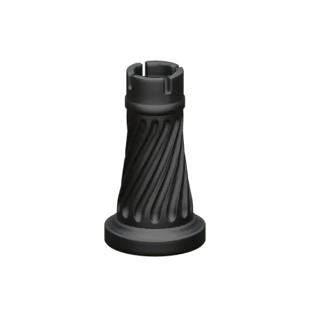 Torre nera  3D Icon