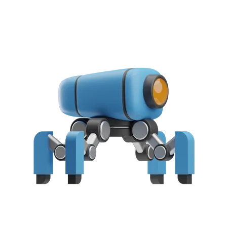 Torreta robótica  3D Icon
