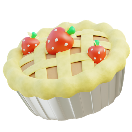 Bolo de torta  3D Icon