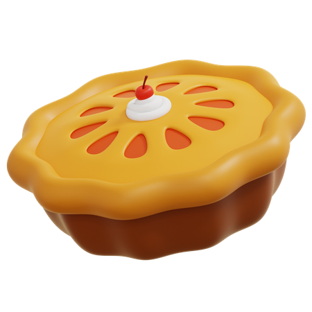 Torta de cereja  3D Icon