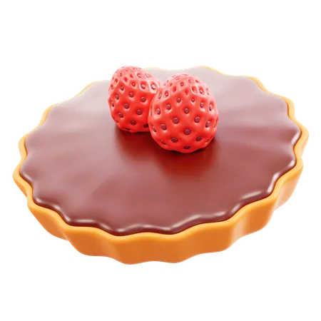 Torta de chocolate  3D Icon