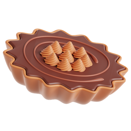 Torta de chocolate  3D Icon