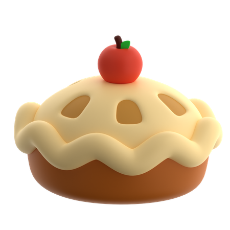 Torta de maçã  3D Icon