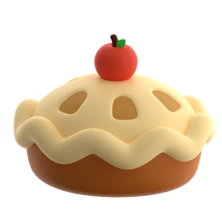 Torta de maçã  3D Icon