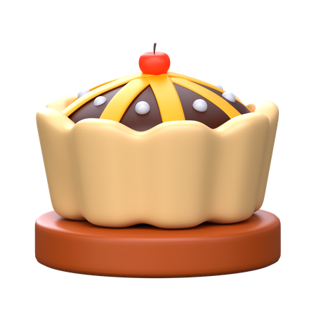 Torta de maçã  3D Icon