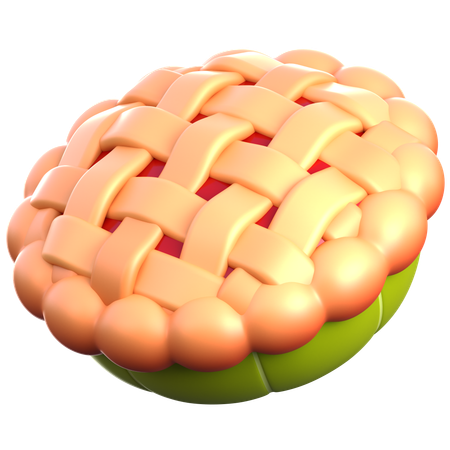 Torta de maçã  3D Icon