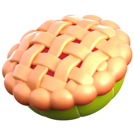 Torta de maçã  3D Icon