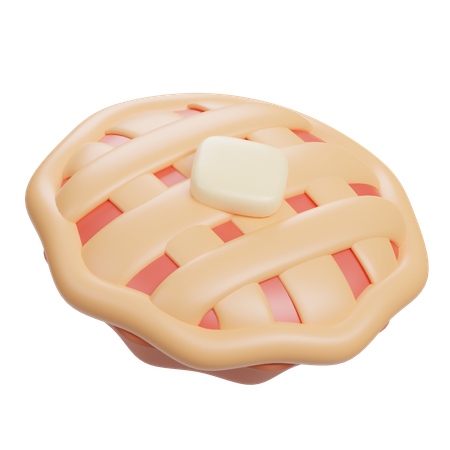 Torta de maçã  3D Icon