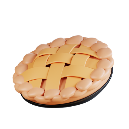 Torta de maçã  3D Icon