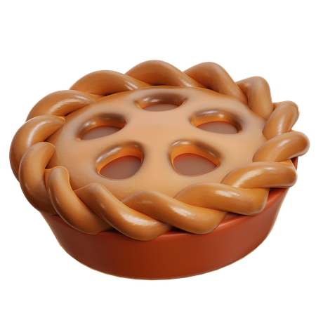 Torta de maçã  3D Icon