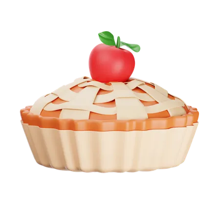 Torta de maçã  3D Icon