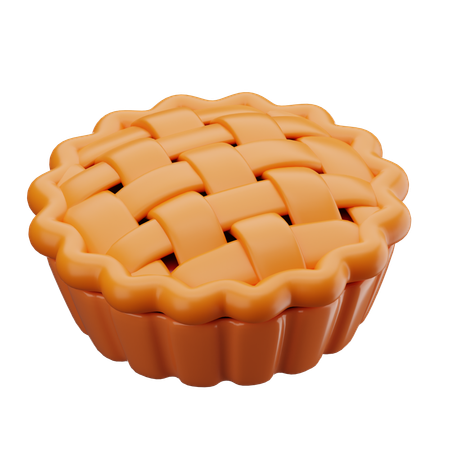 Torta de maçã  3D Icon