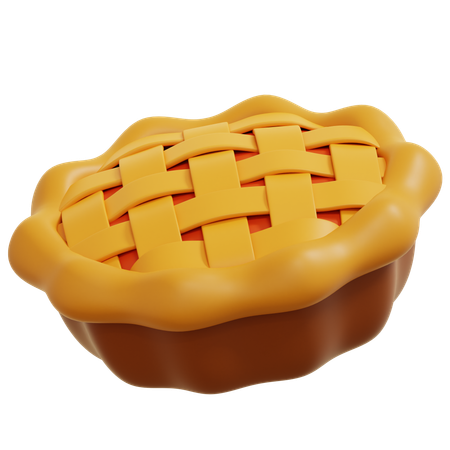 Torta de maçã  3D Icon