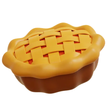 Torta de maçã  3D Icon