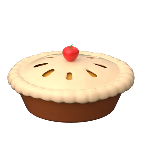 Torta de maçã  3D Icon