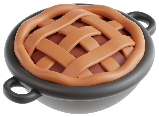 Torta de maçã  3D Icon