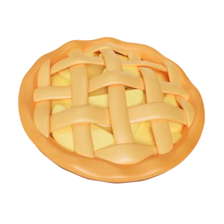 Torta de maçã  3D Icon