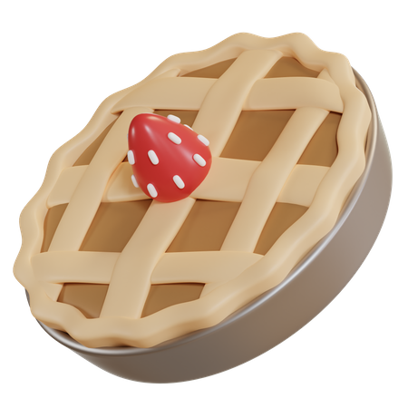 Torta de maçã  3D Icon