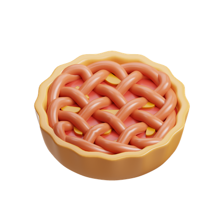 Torta de maçã  3D Icon