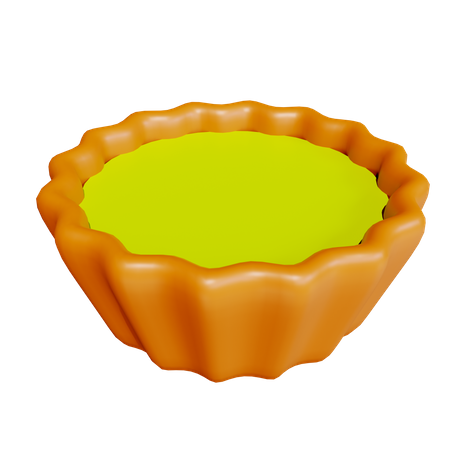 Torta de ovos  3D Icon
