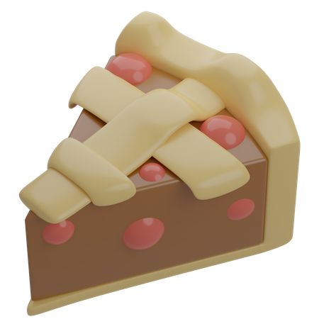 Torta Fatiada  3D Icon