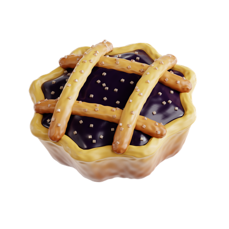Tortas de carne picada  3D Icon